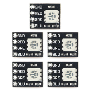 Mini FR4 RGB LED Module for Arduino / Raspberry Pi (5 PCS) - Black