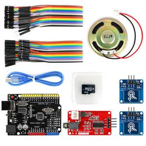 OPEN-SMART MP3 Player Kit w/ UNO R3 Board / Card / Touch Sensor Module