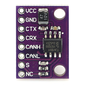 TJA1051 RF4 High-Speed & Low-Power CAN Transceiver Module - Purple