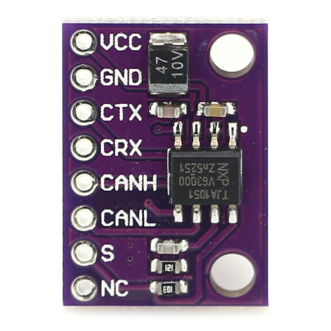 TJA1051 RF4 High-Speed & Low-Power CAN Transceiver Module - Purple