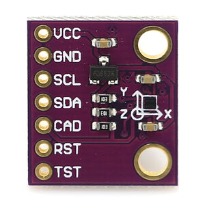 AK09911C 3-Axis Geomagnetic Hall Sensor Module - Purple