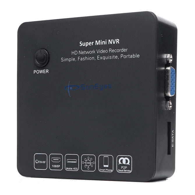 SunEyes SP-NVR-ME08 8-CH Super Mini NVR Network HD Video Recorder