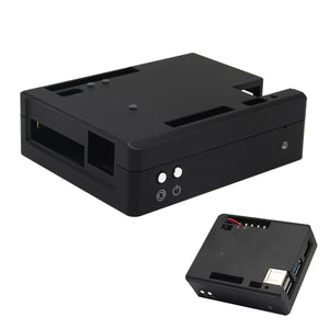 Geekworm CNC Aluminum Alloy Case for Lattepanda 2G/4G Board - Black