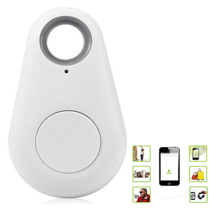 KICCY Water Drop Shaped Smart Bluetooth 4.0 Tracker GPS Locator- White