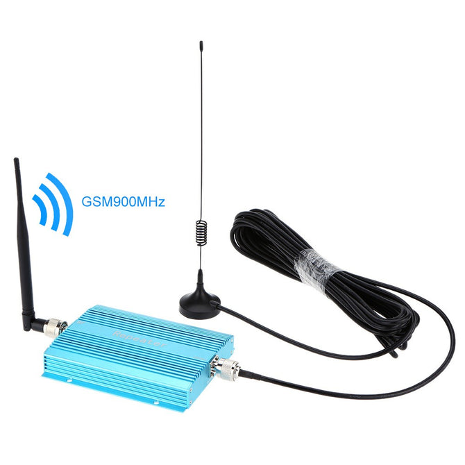 Indoor and Outdoor Antenna GSM900MHz Phone Signal Repeater, US Plugs