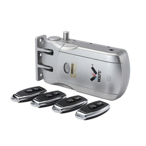 Wafu WF-010 Wireless Invisible Smart Remote Control Door Lock - Silver