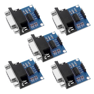 3~5V Serial Port RS232 To TTL Converter Modules - Blue (5 PCS)