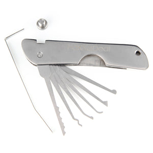 HakkaDeal 6-in-1 High Quality Folding Six Spoon Lock for Locksmith