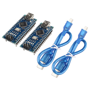 Hengjiaan 2PCS Nano V3.0 Atmel Atmega328P Mini USB Micro Controller