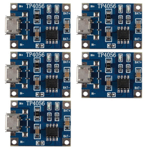 Hengjiaan 5PCS 5V Micro USB 1A Lithium Battery Charging Board
