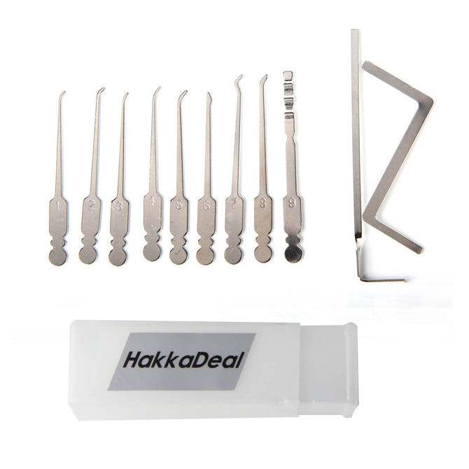 HakkaDeal Classic Mini Single Hook Unlocking Tools (11Pcs/Set)