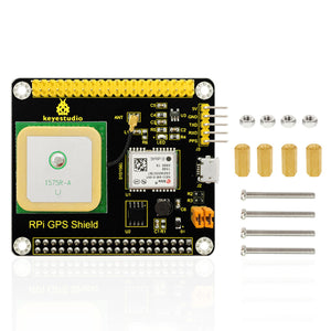 Keyestudio KS0216 RPI GPS Shield for Raspberry Pi - Black + Yellow