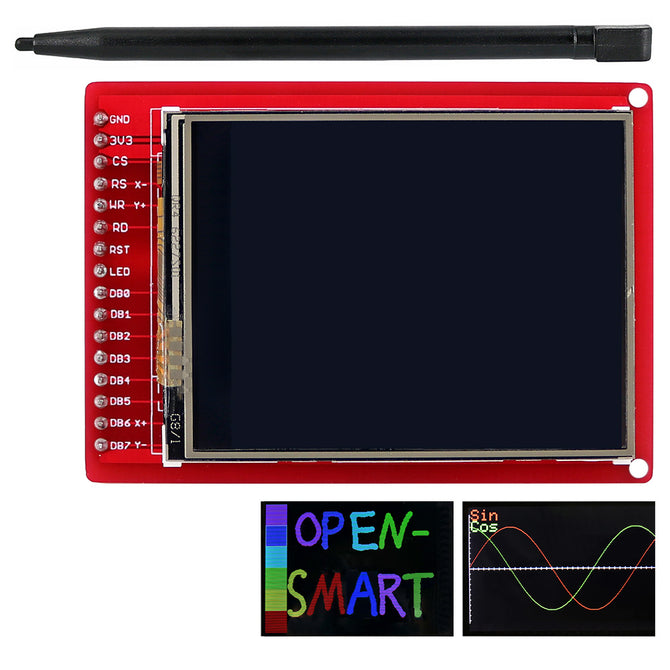 OPEN-SMART 2.2" TFT LCD Touch Screen Board Module with Touch Pen