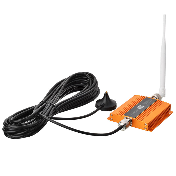 2100MHz WCDMA 3G Mobile Phone Signal Booster - Golden (US Plugs)