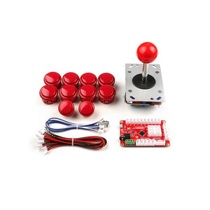 DIY Retro Game Kit (Single Player) for Raspberry Pi - Red