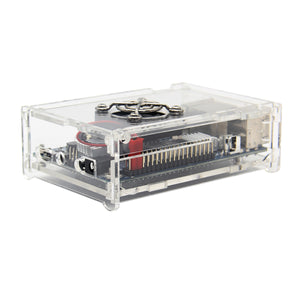 Geekworm Acrylic Case + Cooling Fan + 4PCS Heat Sink Kits