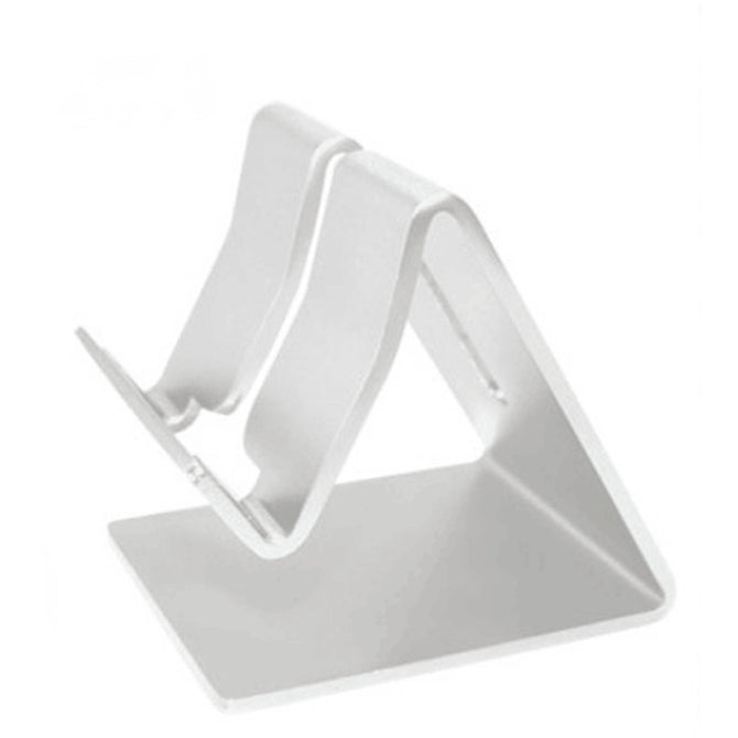 Aluminum Alloy Desktop Mobile Phone Stand - Silver