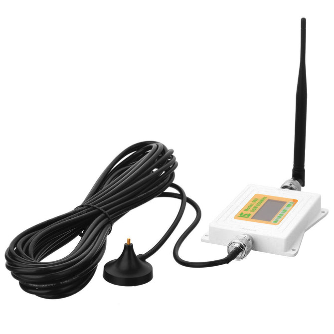 GSM980 2G 3G 4G Mobile Phone Signal Booster - White (EU Plug)