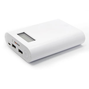 Soshine E3S LCD Mobile 4-Slot 18650 Battery Charger - White
