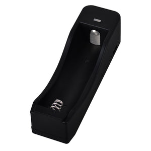 RichFire SFF-0003 USB 1-Slot 5V 18650 Li-Ion Battery Charger - Black