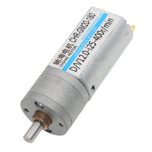 ChiHai Motor CHR-GM20-180 DC Gear Motor 12V 400rpm 6V 200rpm