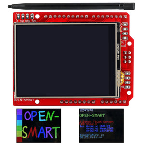 2.4 inch TFT LCD Display Module Touch Screen Shield ILI9325 IC onboard Temperature Sensor + Pen for Arduino UNO R3/ Mega 2560 R3