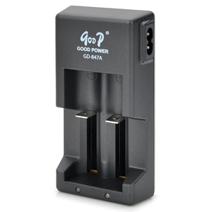 AC Battery Charger for 2x18650 / 17670 / 18490 / 17500 / 14430 / 14500 / 10440 (100V~240V / US Plug)