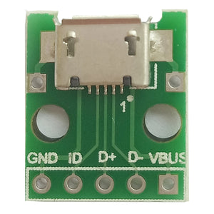 Micro USB To DIP (2.54mm) Female B-Type Chip Adapter Board