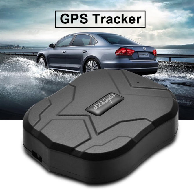 TK905 Waterproof Vehicle Car GPS Tracker Locator - Black (With Box)