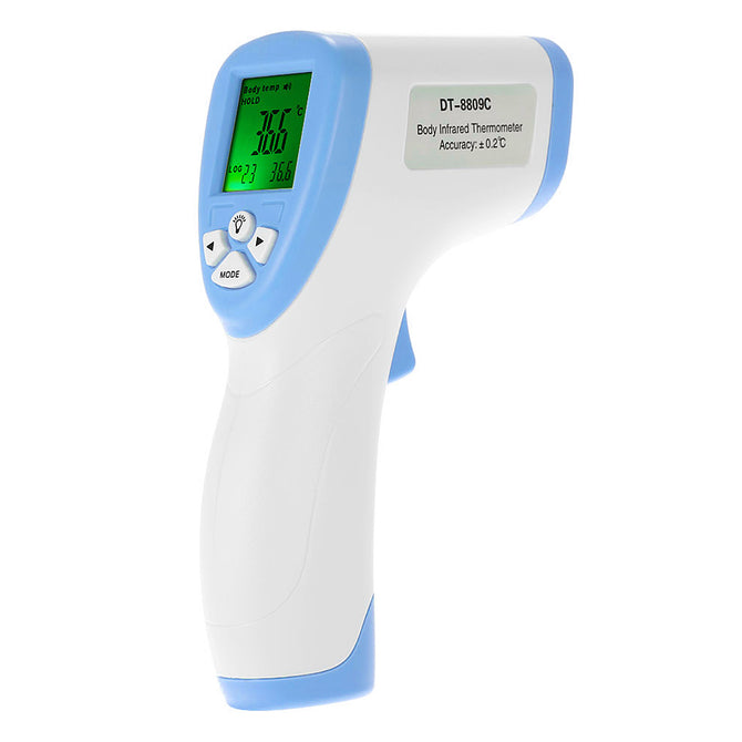 DT-8809C Baby Adult Forehead Non-contact Infrared Body Thermometer - Blue