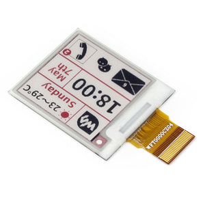 Three-Color,1.54inch E-Ink Raw Display Panel for Raspberry Pi