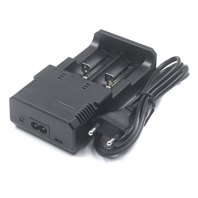 ZHAOYAO AC Charger w/ USB Output for 18650 / 26650 Battery (EU Plug)