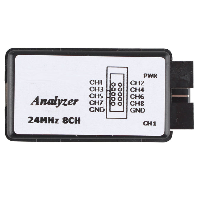Hengjiaan 8CH 24MHz USB Logic Analyzer Device Set with USB Cable