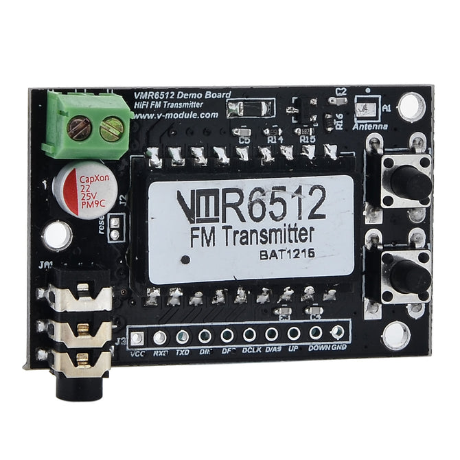 VMR6512 Hi-Fi FM Transmitter DIY Evaluation Module (EVM) Board (Random Color)