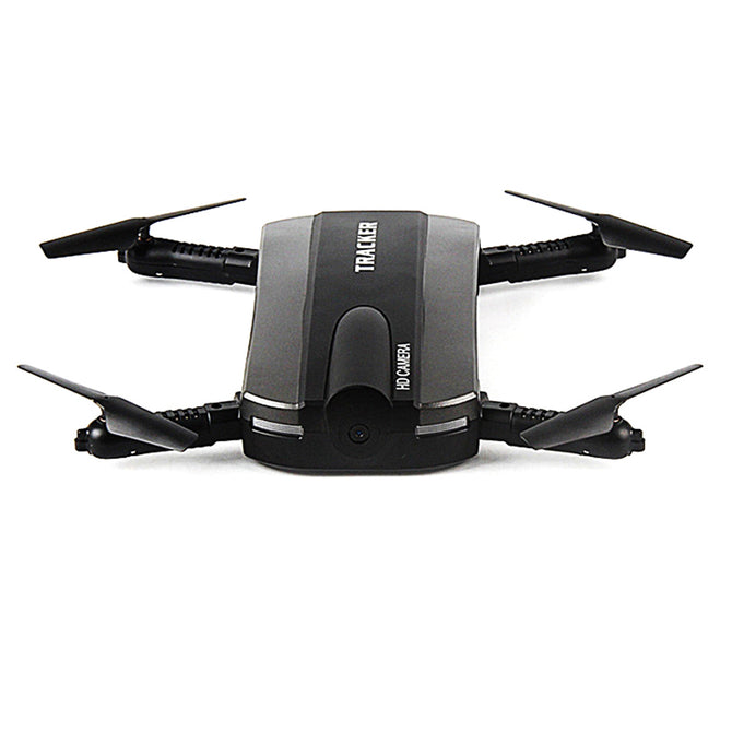 JXD 523 Foldable Selfie RC Drone Helicopter Tracker - Black