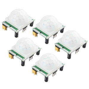 Hengjiaan 5Pcs Human Body Pyroelectric Infrared Motion Sensor Modules