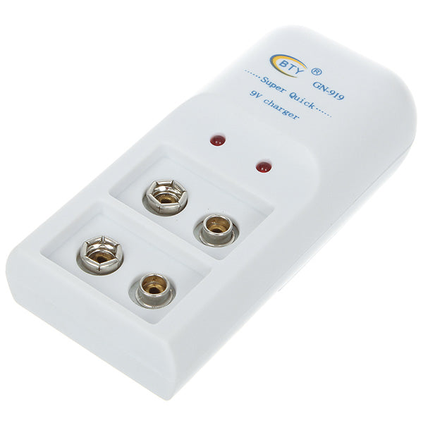 BTY Battery Charger for 2*9V 6F22 Batteries (220V)