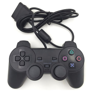 Wired Game Controller Joystick for Sony PS2 Playstation 2 - Black