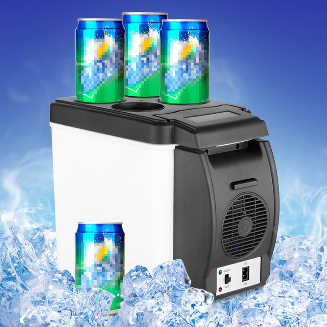 12V 6L Mini Car Fridge Auto Travel Refrigerator Cooler Freezer