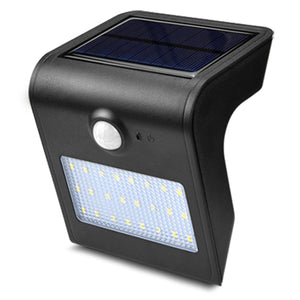 ZHAOYAO Outdoor 7.2W Solar Powered 24-LED Light IP65 Waterproof White Solar Panel Lamp