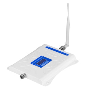 3G 4G 900/1800/2100MHz GSM DCS WCDMA Signal Booster Kit for Cellphone (EU Plug)