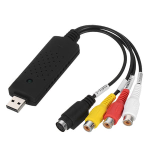 Kitbon USB 2.0 Audio Video Capture Card VHS VCR DVR TV to DVD Converter Adapter