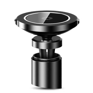 Baseus Big Ears Magnetic Car Mount Fast Charge Qi Wireless Charger - Black