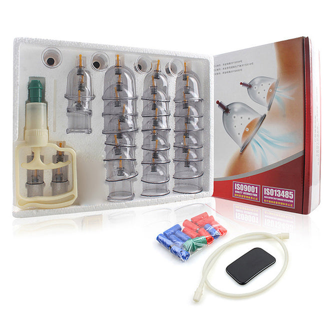 32Pcs Explosion-proof Magnetic Thicken Vacuum Cupping Massage Suction Cup, Acupuncture Cupping Therapy Set