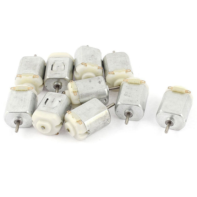 ZHAOYAO DC 1.5-9V High Speed Micromotor with 2mm Diameter Shaft (10 PCS)