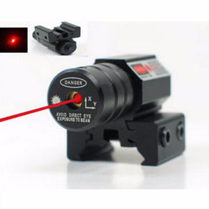 Adjustable 11mm 20mm Picatinny Rail 50-100M Range 635-655nm Red Dot Laser Scope Sight Pistol Hunting Accessory