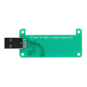 Geekworm Raspberry Pi Zero / Zero W USB-A Addon Board, USB Connector RPi0 to U Disk Expansion Board