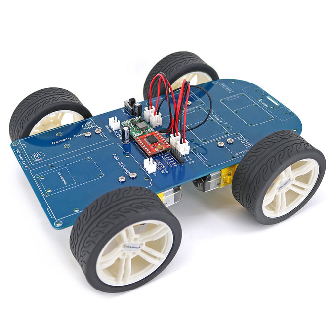 OPEN-SMART 4WD Smart Bluetooth Gear Motor Smart Car Kit with Tutorial for Arduino UNO R3 Nano STM32