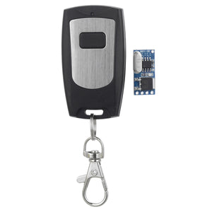 1A DC 5-18V Waterproof Single Button Wireless Remote Controller w/ LED Control Panel Switch Module