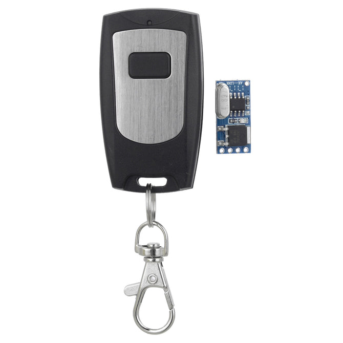 1A DC 5-18V Waterproof Single Button Wireless Remote Controller w/ LED Control Panel Switch Module